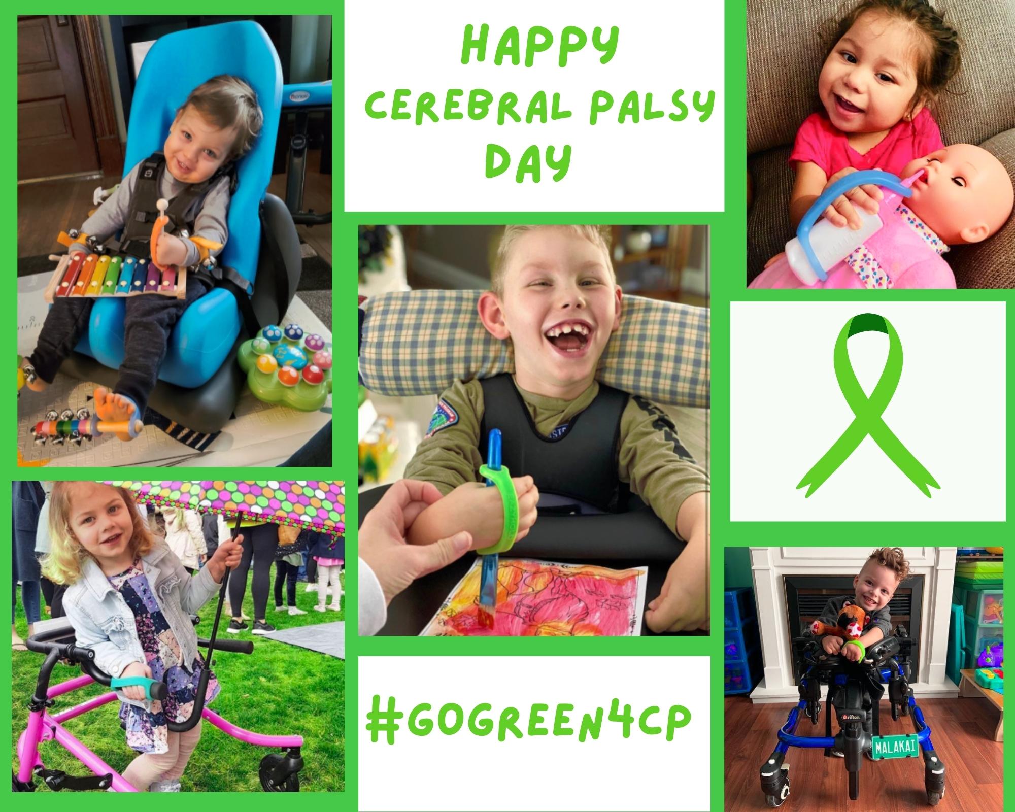 Wear green today for Cerebral Palsy Awareness Day! ๐