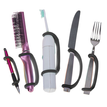 Youth to Adult 5 pack, soft silicone assistive grips