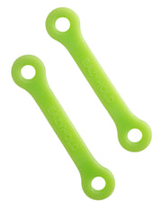 EazyHold Green Two Pack 4 1/2" soft silicone universal cuffs for gripping objects.