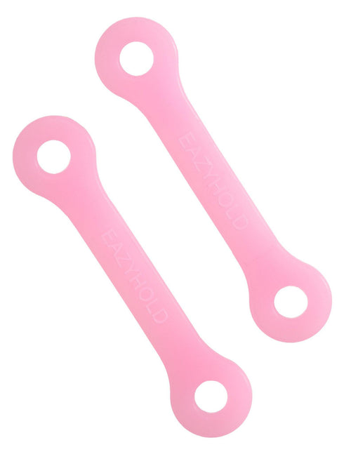 Two pack of pink eazyhold silicone gripping aids for daily living