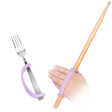 Two Pack - Lavender - soft silicone assistive grips